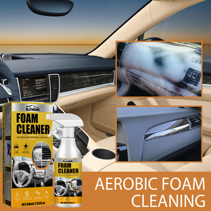 Car interior foam cleaner