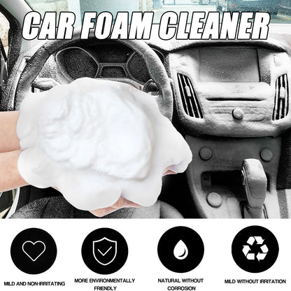 Car interior foam cleaner