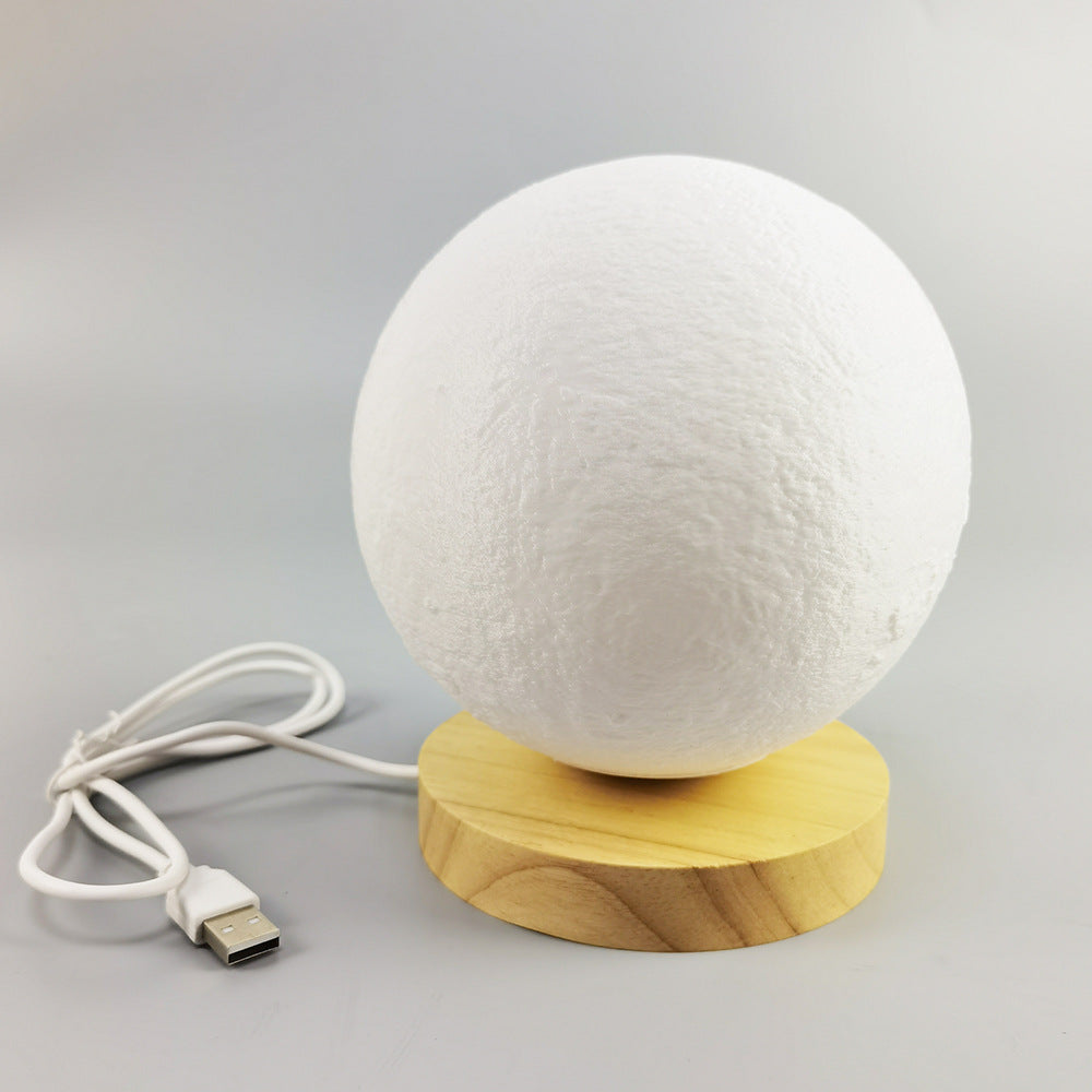 Rotating Moon Lamp Intelligent Voice