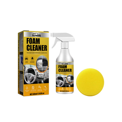 Car interior foam cleaner